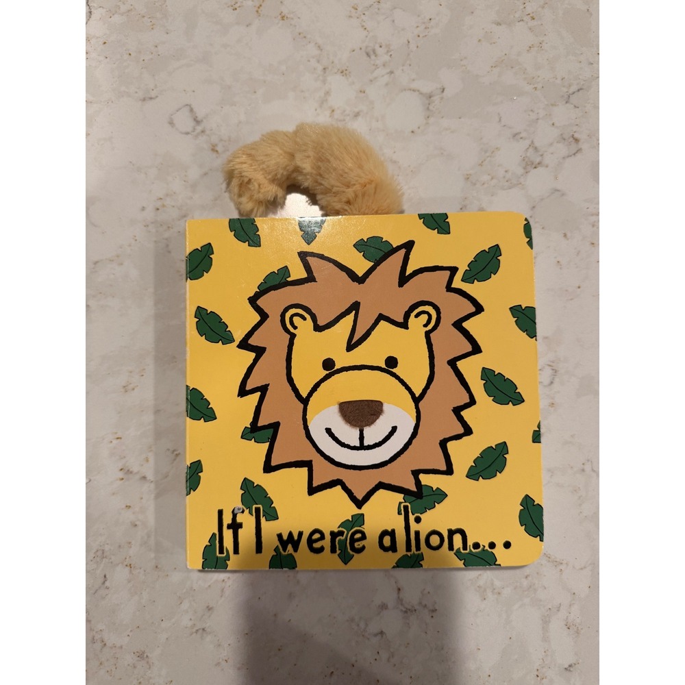 Jellycat If I Were a Lion Board Book Anne Wilkinson Touch and Feel BB444LI